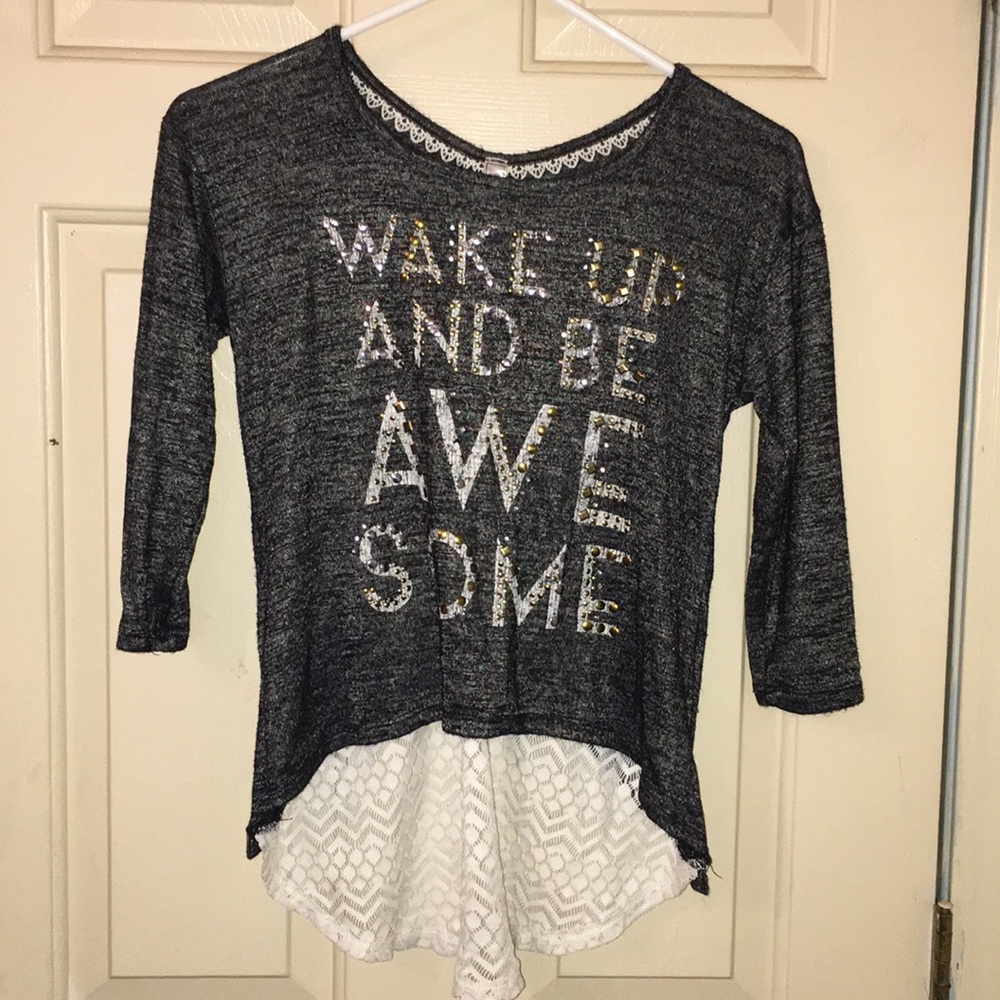 kids black long sleeve shirts